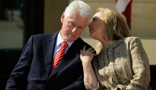 the clintons being sneaky