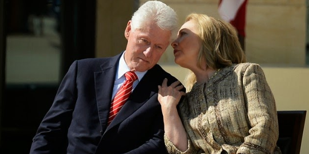the clintons being sneaky