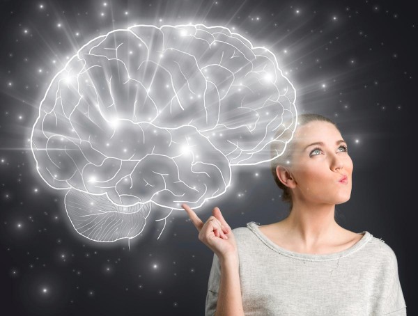 Woman-Thinking-Brain-Illumination